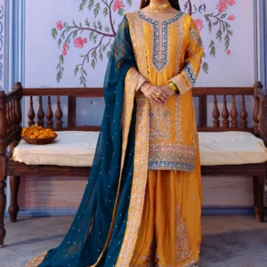Marigold Charmuse 3PC Formal Kurta Wedding Guest Set