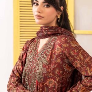 Embroidered Dobby Lawn 3 Piece Suit Women Ethnic Wear