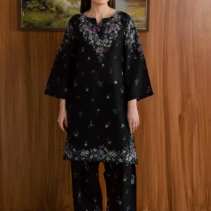 Printed Floral 2Pc Dress with Matching Shalwar