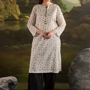 Printed Paneled 2Pc Farshi Shalwar Dress Set