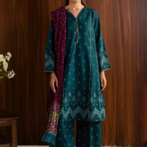 Printed 3 Piece Frock Culotte Dress for Women