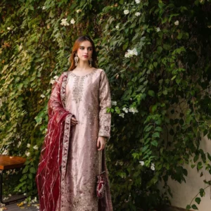Lavender Pink Embroidered Suit for Women UK USA Canada