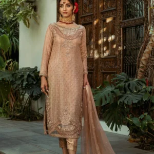 Peach Pink Masuri Wedding Guest Suit